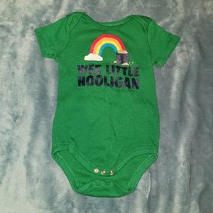 St. Patrick's Day Onesie-12 Month